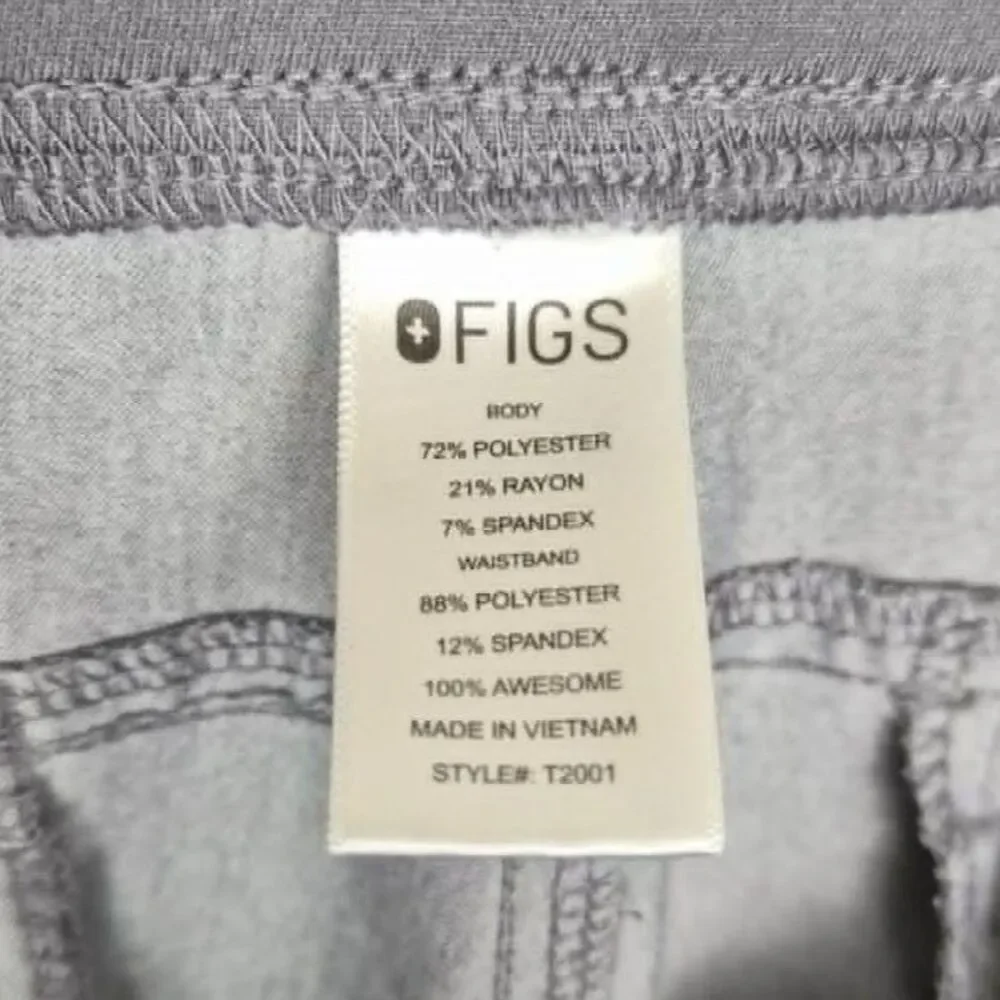 FIGS Mens Technical Collection Axim Graphite Cargo Scrub Pants T2001